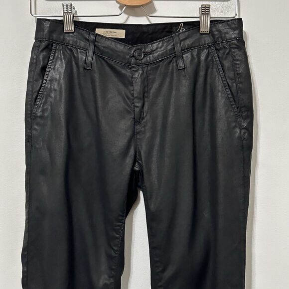 Adriano Goldschmied AG The Tristan Tailored Trousers 25R Lyocell Black Party - Picture 3 of 9
